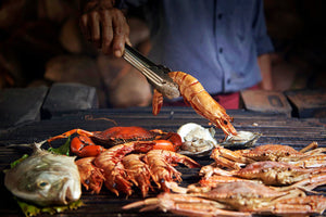 Evening Dinner Seafood At Kan Eang Restaurant